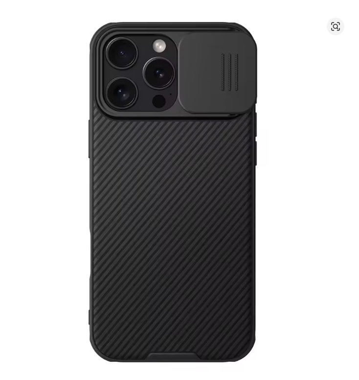 Iphone 17 Pro, 11 Pro Max, 12 Pro Max, 13 Pro Max, 14 Pro Max, 15 Pro Max, 16 Pro Max, 17 Pro Max Nilkin Cover CamShield With Slide Camera Cover For Maximum Camera Lens Protection & Privacy Phone Case
