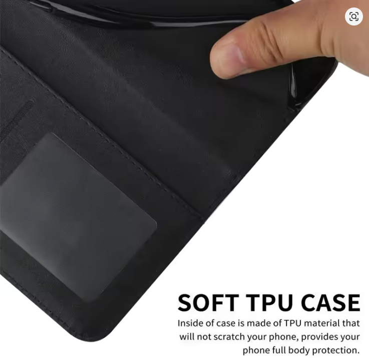 Tecno Pova Slim 5G/Spark Slim 4G Premium Leather Phone Case High Protection Phone cover available in Black, Blue, Brown