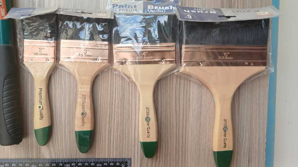 273 PREMIUM QUALITY FLAT PAINT BRUSHES