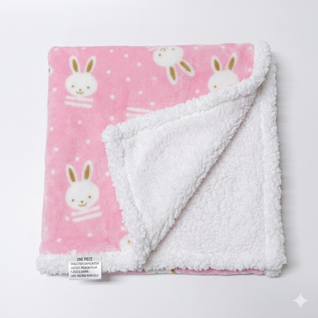 Premium Woolen Baby Shawl – Ultra-Soft & Warm Swaddle Blanket for Newborns