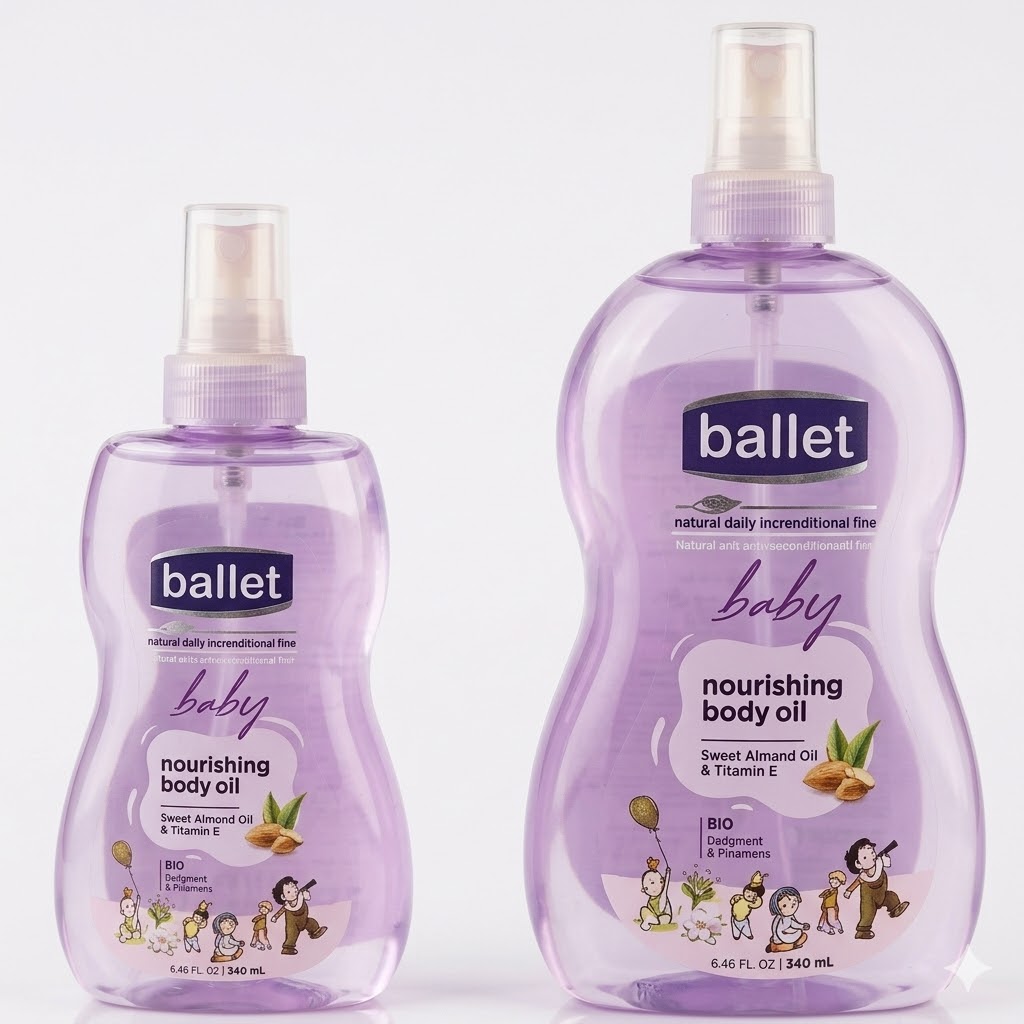 Ballet Baby Nourishing Body Oil – Sweet Almond Oil & Vitamin E