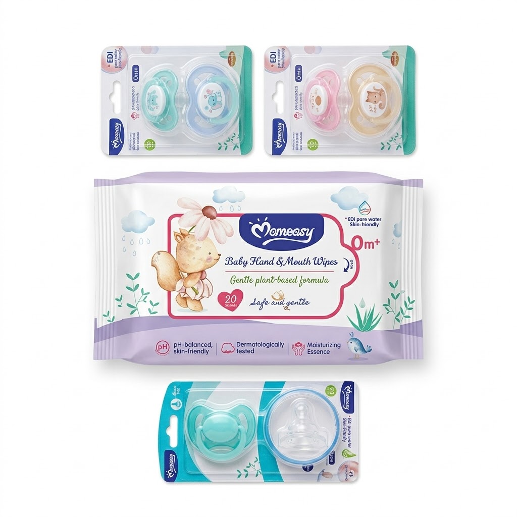 momeasy original Baby Wet Wipes | 0% Alcohol & Fragrance | Soft & Comfortable