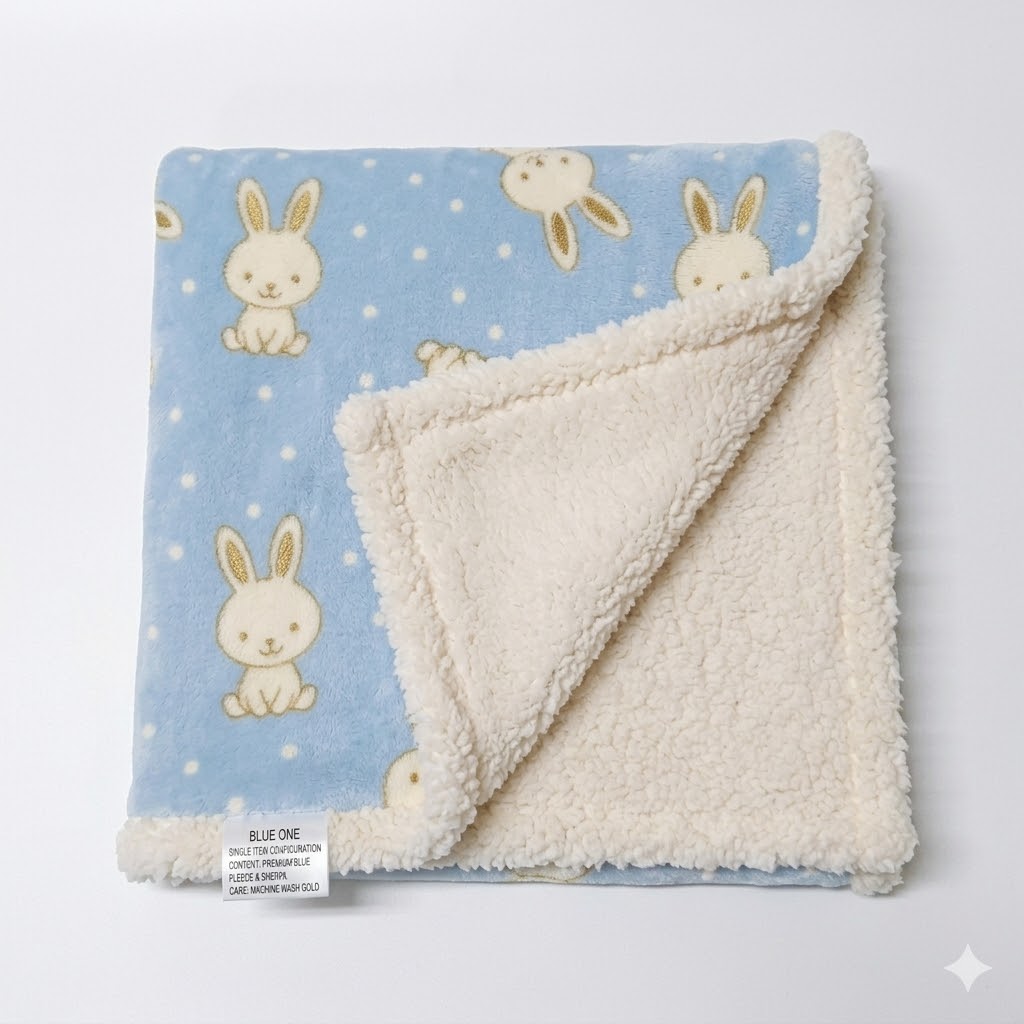 Premium Woolen Baby Shawl – Ultra-Soft & Warm Swaddle Blanket for Newborns