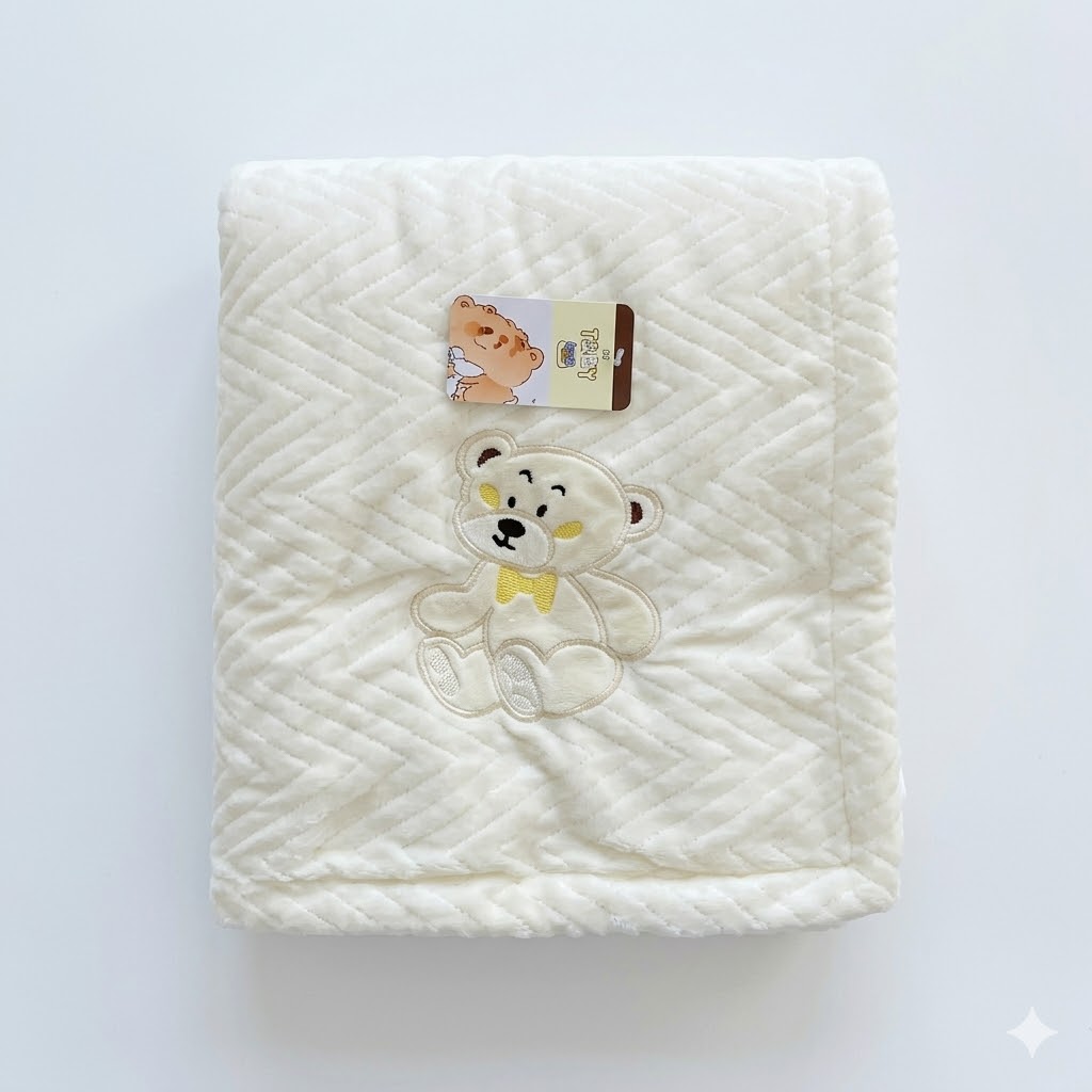 Soft & Breathable Knitted Baby Shawl – All-Season Comfort