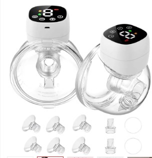 Smart Double Wearable Breast Pump – Hands-Free Twin Electric Milk Extractor (Wireless & Rechargeable)