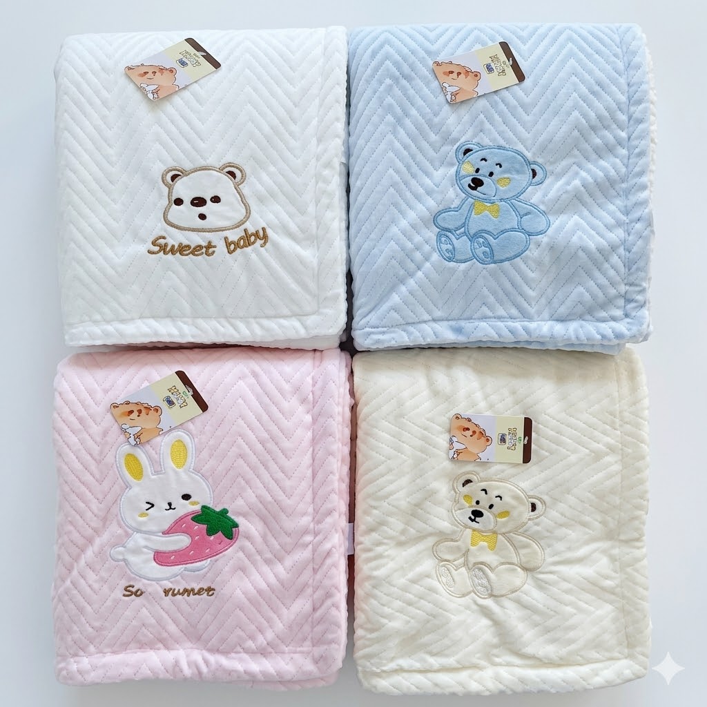 Soft & Breathable Knitted Baby Shawl – All-Season Comfort