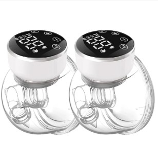 Smart Double Wearable Breast Pump – Hands-Free Twin Electric Milk Extractor (Wireless & Rechargeable)