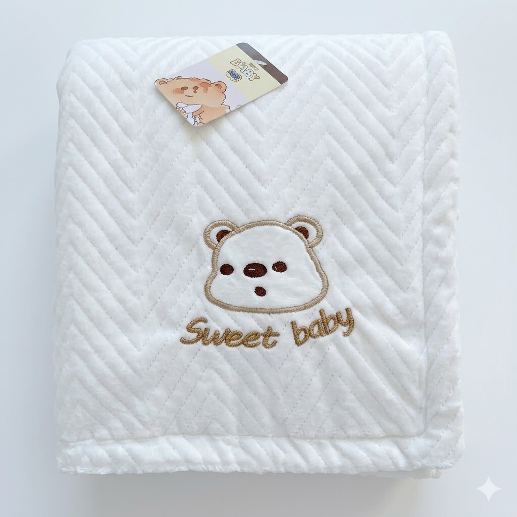 Soft & Breathable Knitted Baby Shawl – All-Season Comfort
