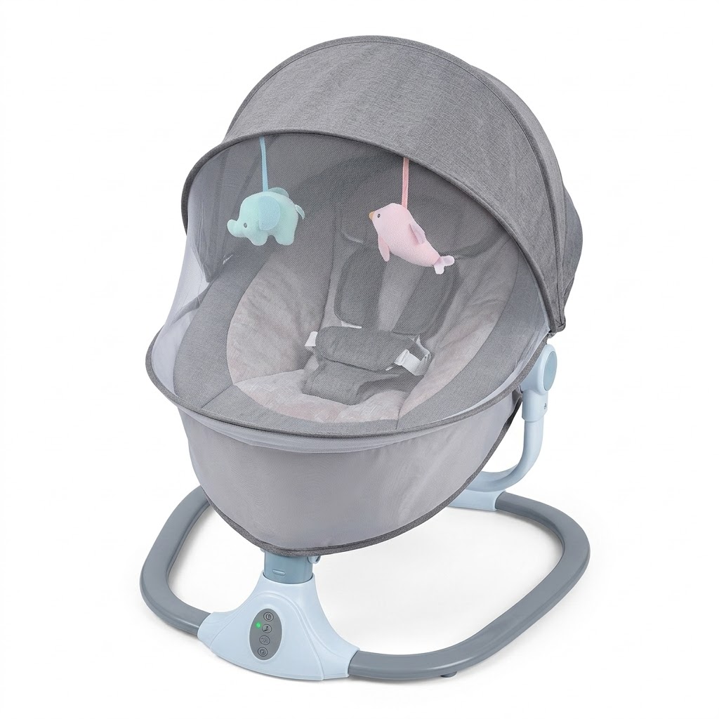 Premium Smart Electric Baby Bouncer / swing Adjustable Comfort & Bluetooth Entertainment