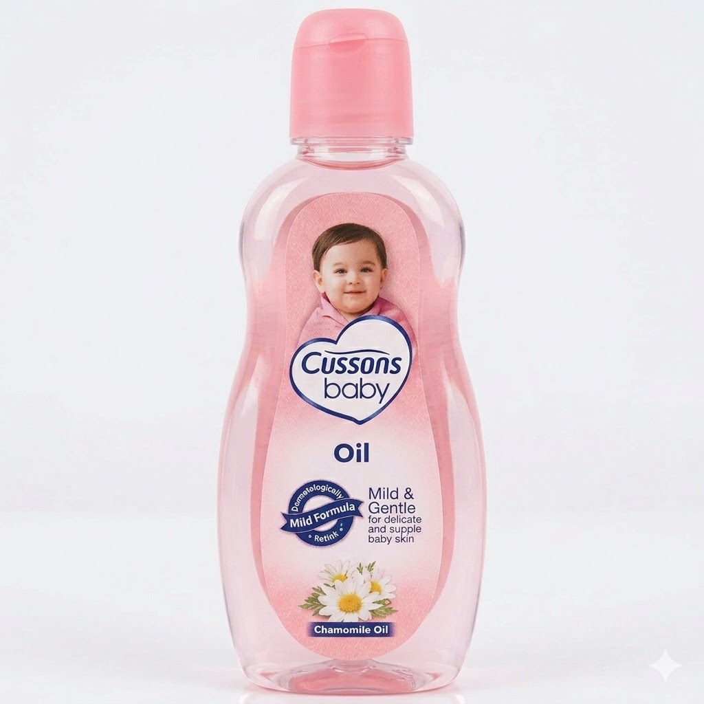 ussons Baby Mild & Gentle Moisturizing Massage Oil – Pure & Safe Skin Care for Delicate Baby Skin