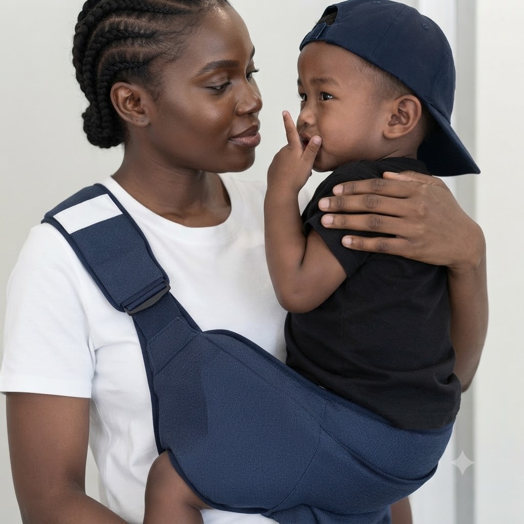 Portable Baby Carrier Sling Wrap Breathable Infant Safety Sling Carrier for 3 Months to 3 Years
