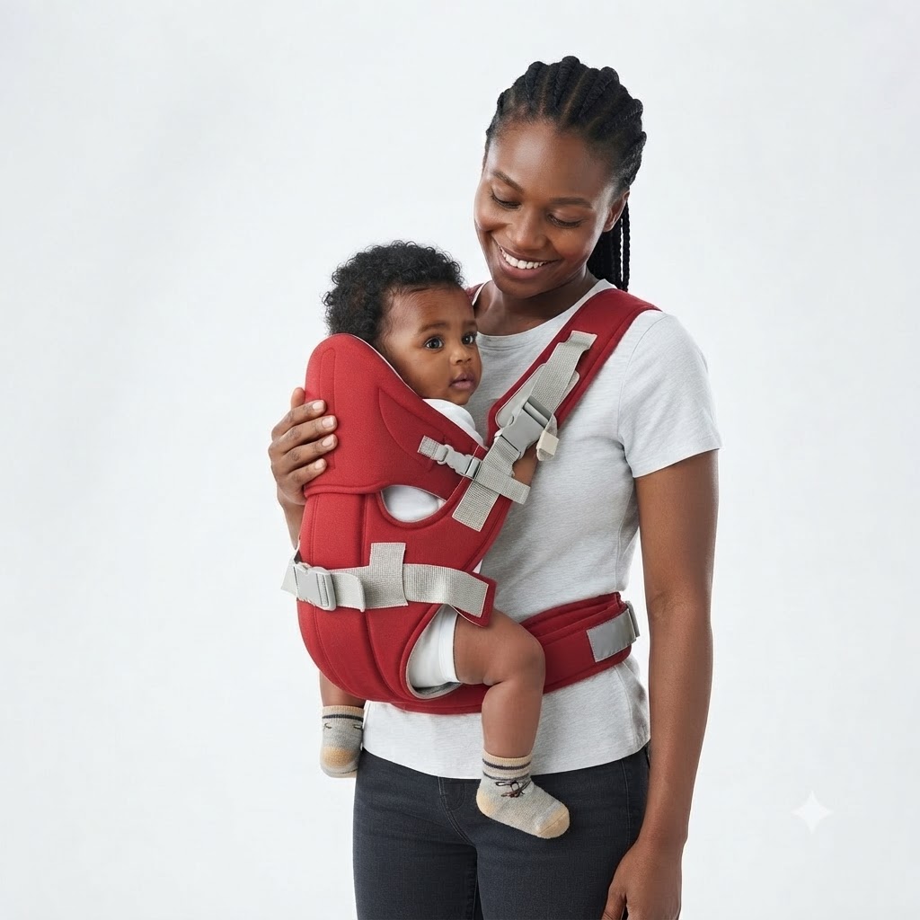 Ergonomic Baby Carrier & Coordinating 6 pairs  Daily Wear Socks Value Bundle