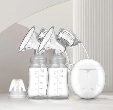 USB Powered Double Electric Breast Pump with Milk Bottle
