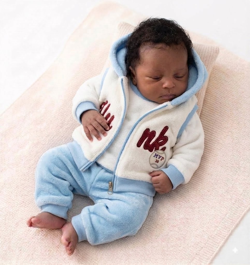 3-Piece Premium Fleece Baby & Toddler Warm Clothing Set – Soft Pullover, Hooded Vest & Jogger Pants