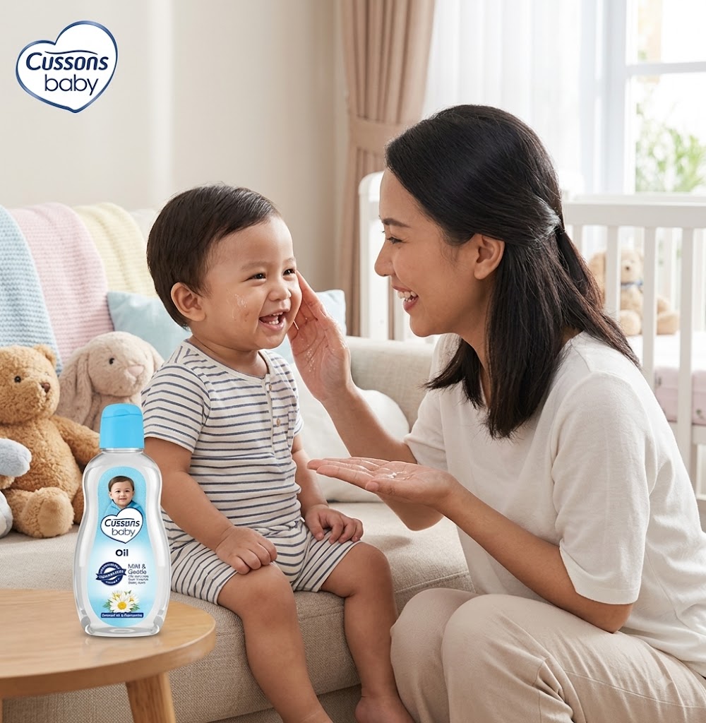 ussons Baby Mild & Gentle Moisturizing Massage Oil – Pure & Safe Skin Care for Delicate Baby Skin
