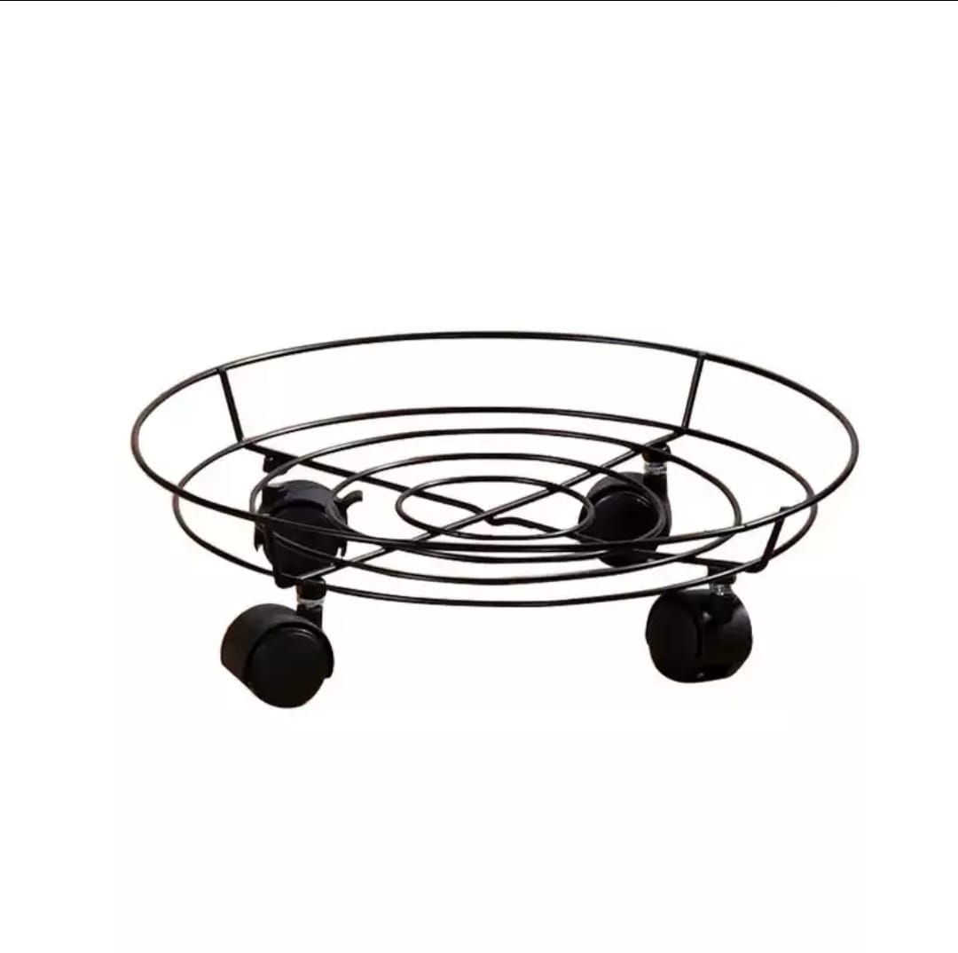 Heavy Duty Stainless Steel Movable Gas Cylinder Trolley Stand with Wheels – Portable LPG Gas Bottle Carrier Cart for Home, Kitchen & Industrial Use