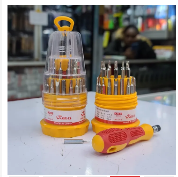 Magnetic Screw Driver 31 in 1 Tool Kit Set