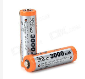 Multiple Power AA 1.2V 3000mAh MP Rechargeable Batteries Re-charged For Up To 1000 Times