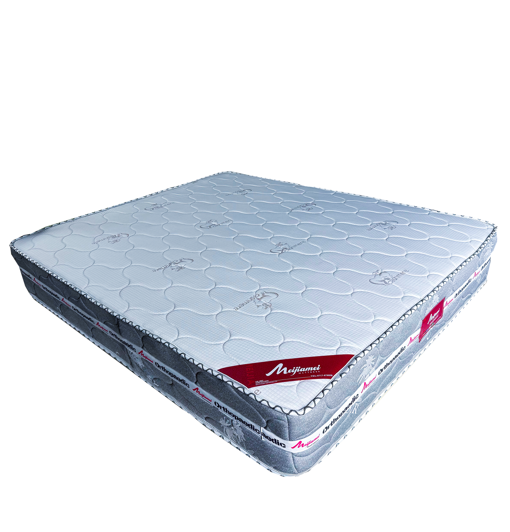 9-Inch Meijiamei PREMIUM SUPER PRO Elegant Quilted Orthopedic Pocket Spring Mattress – Premium Back Support, Pressure Relief, and Ultimate Comfort, with upto 10 Years Warranty (Random color dispatch)