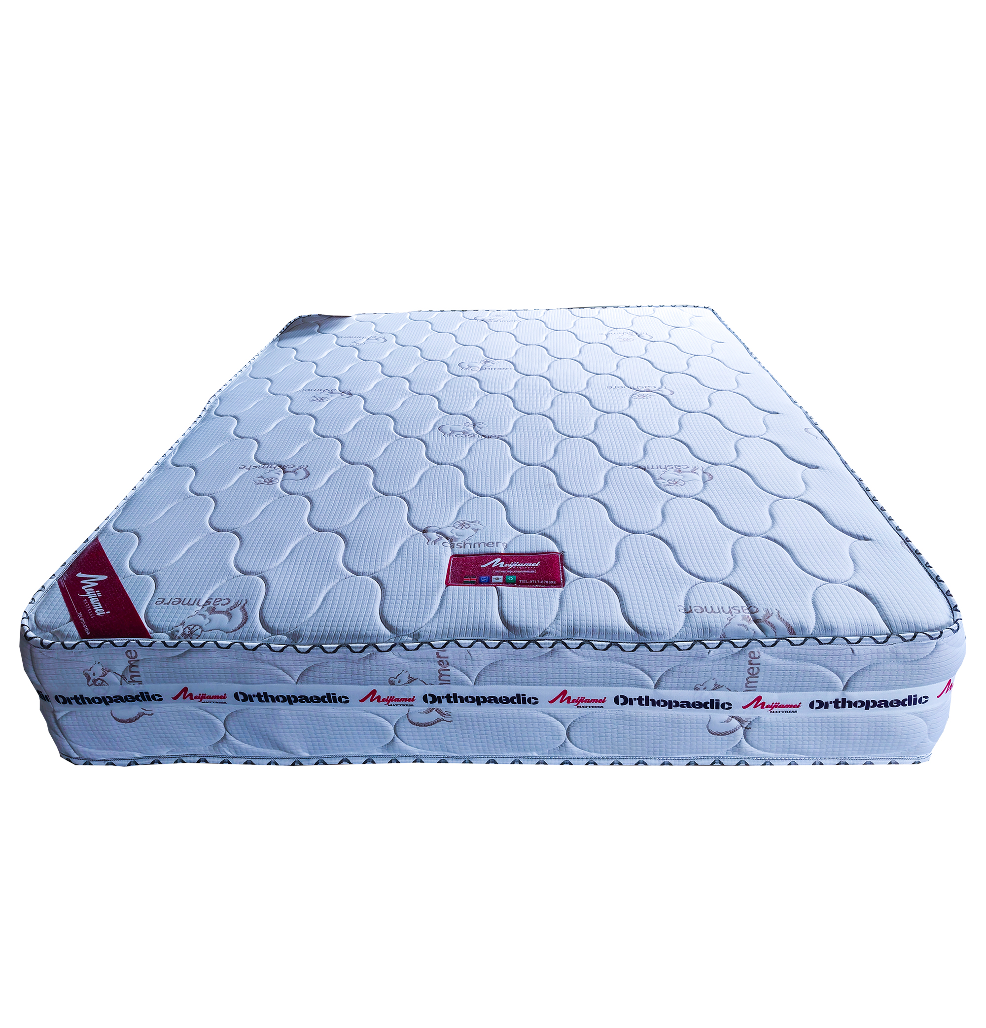 9-Inch Meijiamei PREMIUM SUPER PRO Elegant Quilted Orthopedic Pocket Spring Mattress – Premium Back Support, Pressure Relief, and Ultimate Comfort, with upto 10 Years Warranty (Random color dispatch)