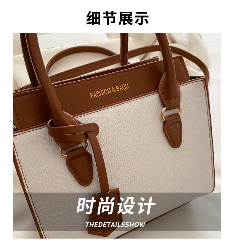 Smartrahalife Fashion PU Leather Tote Bag for Women, 3 Ways to Wear: Shoulder/Crossbody/Handbag, Casual Portable Purse with Local Fast Delivery