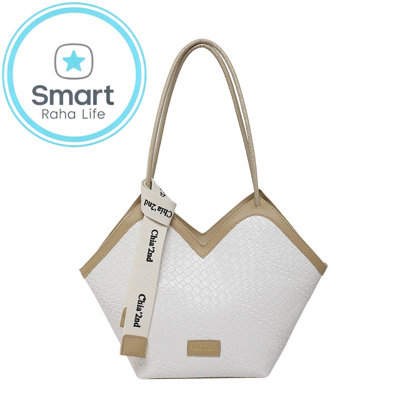 Smartrahalife Fashion PU Leather Tote Bag for Women, 3 Ways to Wear: Shoulder/Crossbody/Handbag, Casual Portable Purse with Local Fast Delivery