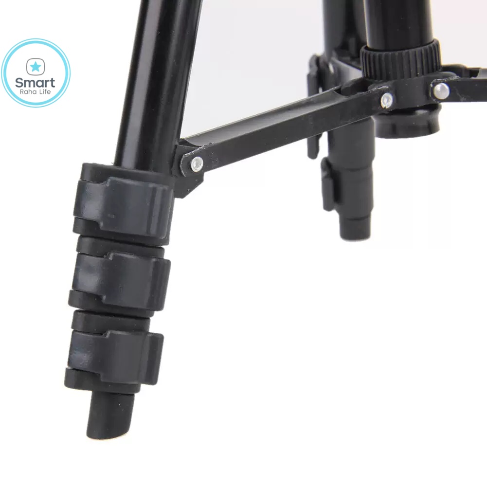 【Promotion】Smartrahalife Aluminum Alloy Tripod, Adjustable Portable Tripod Stand Compatible with All Smartphones & DSLR Digital Cameras, Equipped with Phone Clip and Storage Bag for Live Broadcast
