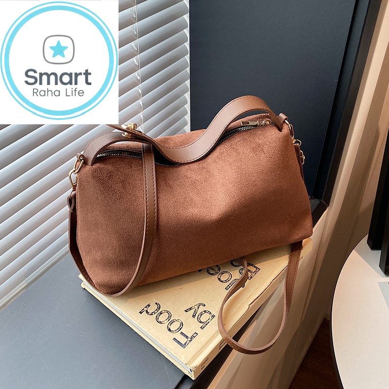 Smartrahalife Fashion PU Leather Tote Bag for Women, 3 Ways to Wear: Shoulder/Crossbody/Handbag, Casual Portable Purse with Local Fast Delivery