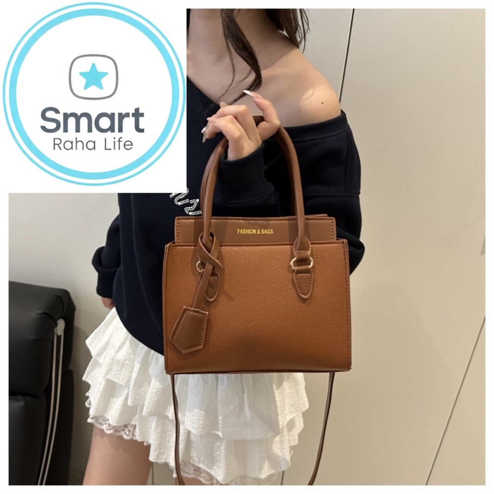 Smartrahalife Fashion PU Leather Tote Bag for Women, 3 Ways to Wear: Shoulder/Crossbody/Handbag, Casual Portable Purse with Local Fast Delivery