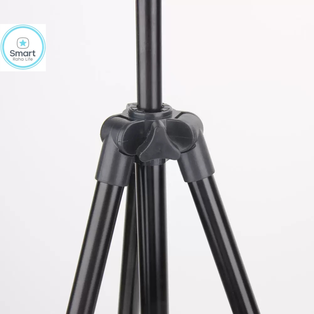 【Promotion】Smartrahalife Aluminum Alloy Tripod, Adjustable Portable Tripod Stand Compatible with All Smartphones & DSLR Digital Cameras, Equipped with Phone Clip and Storage Bag for Live Broadcast