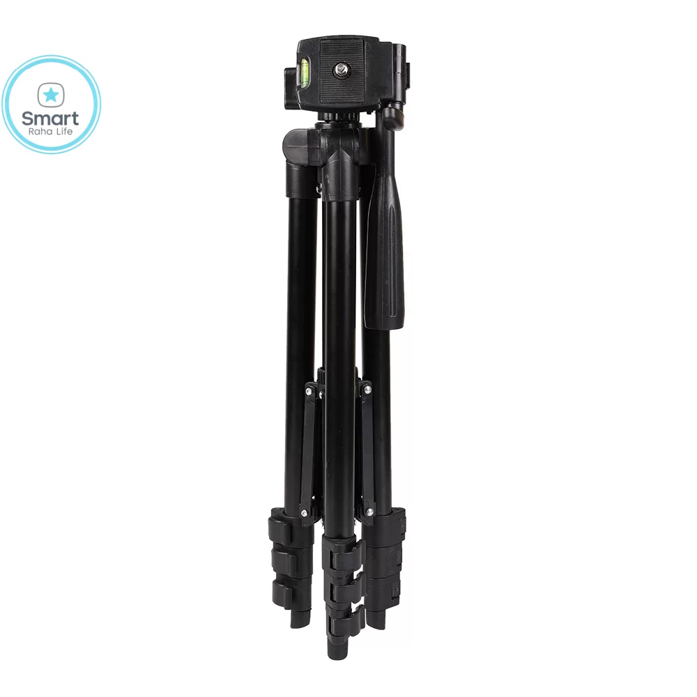 【Promotion】Smartrahalife Aluminum Alloy Tripod, Adjustable Portable Tripod Stand Compatible with All Smartphones & DSLR Digital Cameras, Equipped with Phone Clip and Storage Bag for Live Broadcast