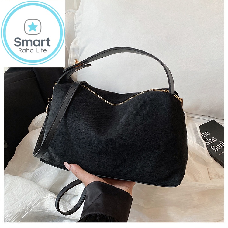 Smartrahalife Fashion PU Leather Tote Bag for Women, 3 Ways to Wear: Shoulder/Crossbody/Handbag, Casual Portable Purse with Local Fast Delivery
