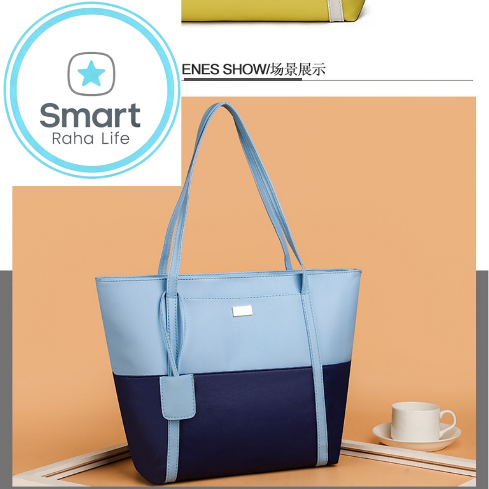 Smartrahalife Fashion PU Leather Tote Bag for Women, 3 Ways to Wear: Shoulder/Crossbody/Handbag, Casual Portable Purse with Local Fast Delivery