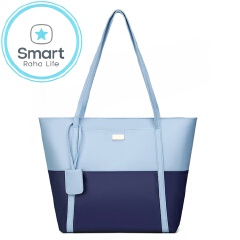 Smartrahalife Fashion PU Leather Tote Bag for Women, 3 Ways to Wear: Shoulder/Crossbody/Handbag, Casual Portable Purse with Local Fast Delivery