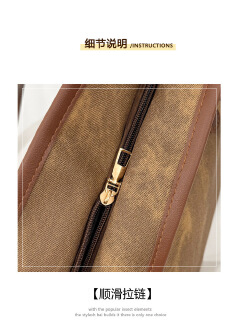 Smartrahalife Fashion PU Leather Tote Bag for Women, 3 Ways to Wear: Shoulder/Crossbody/Handbag, Casual Portable Purse with Local Fast Delivery