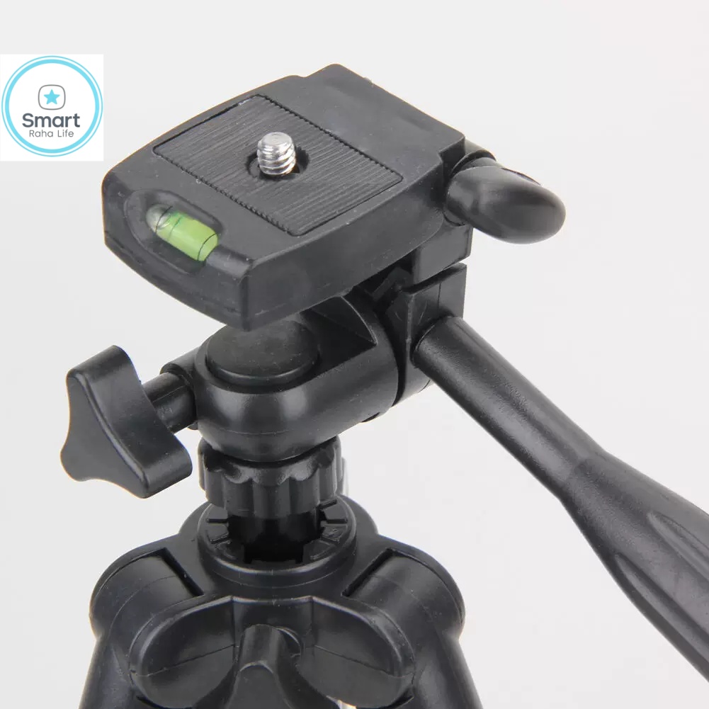 【Promotion】Smartrahalife Aluminum Alloy Tripod, Adjustable Portable Tripod Stand Compatible with All Smartphones & DSLR Digital Cameras, Equipped with Phone Clip and Storage Bag for Live Broadcast