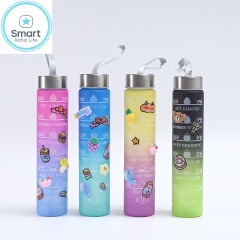 Smartrahalife 3PCS Water Bottles Set, 1800/800ML/280ML Large Capacity BPA-Free Frosted Sports Mugs, 3-in-1 Style Travel Cups with Straw & Leakproof Lid, Portable for Office Gym Coffe