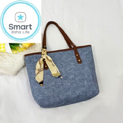 Smartrahalife Fashion PU Leather Tote Bag for Women, 3 Ways to Wear: Shoulder/Crossbody/Handbag, Casual Portable Purse with Local Fast Delivery