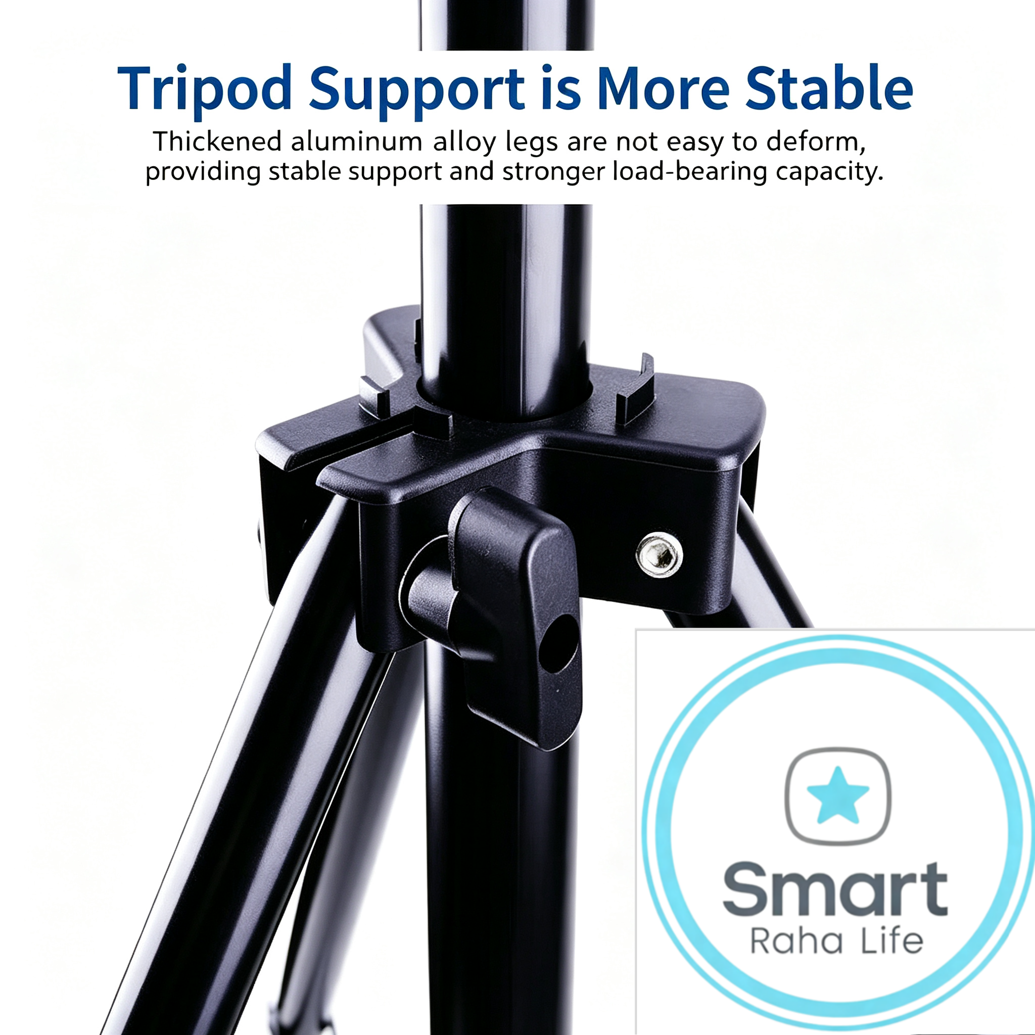 【Promotion】Smartrahalife 2.1M 4-in-1 Universal Tripod Stand Kit – Includes Ball Head, Phone Clip & Bluetooth Remote, Compatible with Camera, Smartphone, Projector, Monopod for Vlogging, Live Streaming