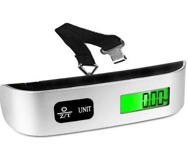 ELECTRONIC PORTABLE MULTIFUNCTIONAL LUGGAGE SCALE, TRAVEL ESSENTIALS, DIGITAL SUITCASE WEIGHT SCALES FOR TRAVEL ACCESSORIES, HANGING BAGGAGE SCALE WITH TEMPERATURE SENSOR, RUBBER PAINT