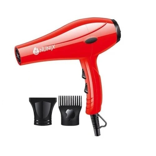 HOT DEALS!! NUNIX HD-01 HAIR DRYER: | 2200W Powerful Motor | 2 Speed Settings | 4 Temperature Modes | Cool Shot Function | Suitable for All Hair Types | Heat Proof | Low Noise | Blow Dryers