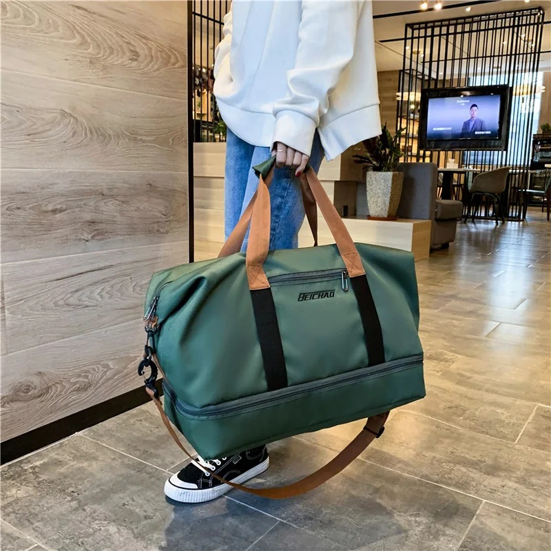 AMAZING OFFERS!! Luxury Expandable Beichao Duffel/Travel Bag: | Large Capacity Handbag | Shoulder & Crossbody Straps | Dry & Wet Separations | Dual Side Pockets |