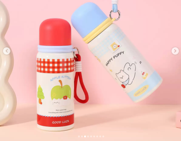 DISCOUNT DEALS!! Stainless Steel Kid's ThermoCup: | 600ml Capacity | Double-Wall Insulation | Air-Tight Silicone Lid | Hot/Cold Function | Lightweight | Durable Food-Grade Material | Thermocups/Flasks