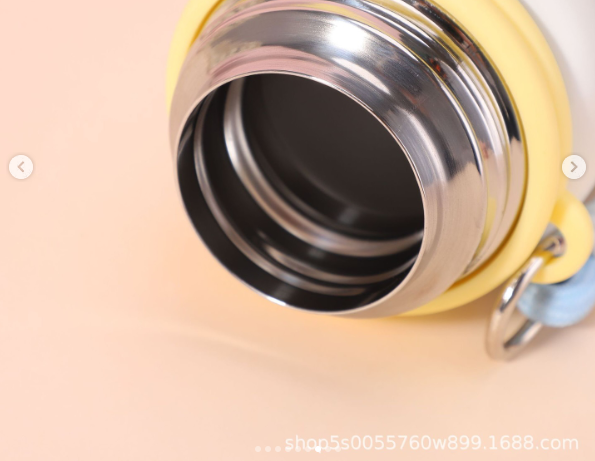 DISCOUNT DEALS!! Stainless Steel Kid's ThermoCup: | 600ml Capacity | Double-Wall Insulation | Air-Tight Silicone Lid | Hot/Cold Function | Lightweight | Durable Food-Grade Material | Thermocups/Flasks