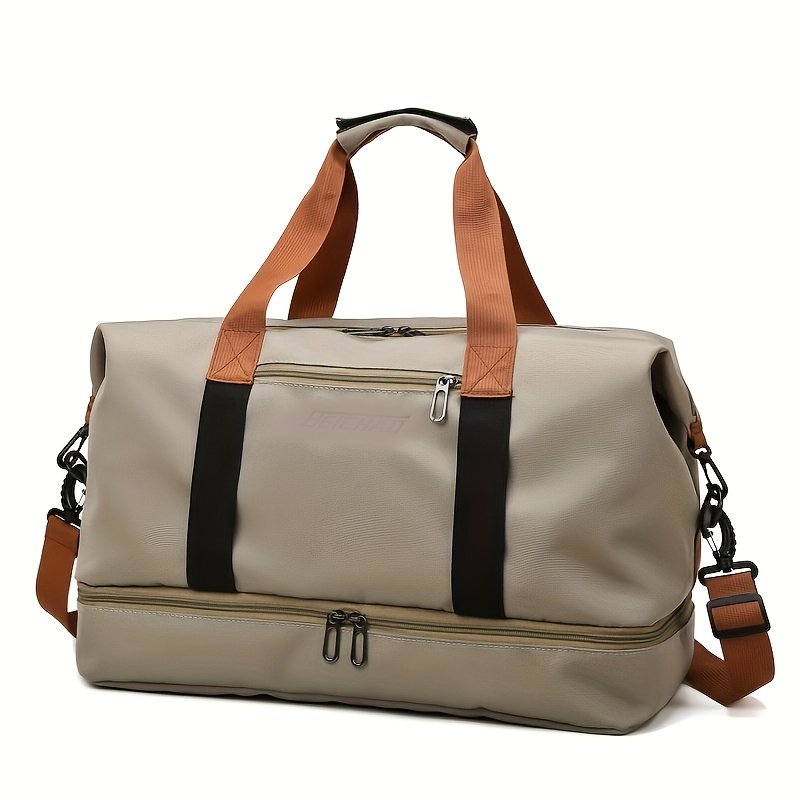 AMAZING OFFERS!! Luxury Expandable Beichao Duffel/Travel Bag: | Large Capacity Handbag | Shoulder & Crossbody Straps | Dry & Wet Separations | Dual Side Pockets |