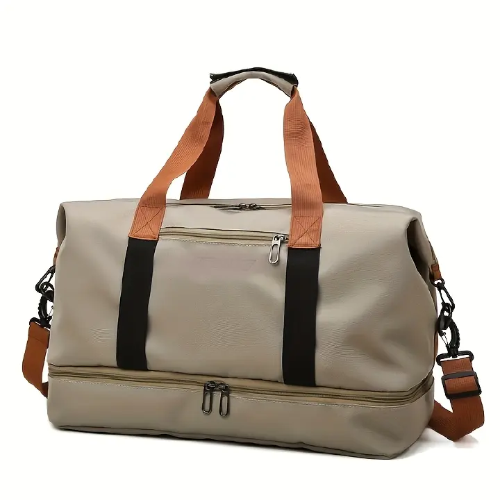 AMAZING OFFERS!! Luxury Expandable Beichao Duffel/Travel Bag: | Large Capacity Handbag | Shoulder & Crossbody Straps | Dry & Wet Separations | Dual Side Pockets |