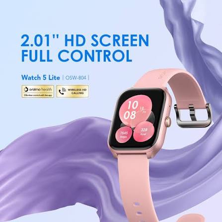 LIMITED TIME DEALS!!! Oraimo Watch 5 Lite OSW-804 Rose Gold Pink Smart Watch That Makes And Receives Calls Oraimo Watch 5 Lite Smart Watch Smartwatch' Screen Bluetooth Durable Waterproof Dustproof