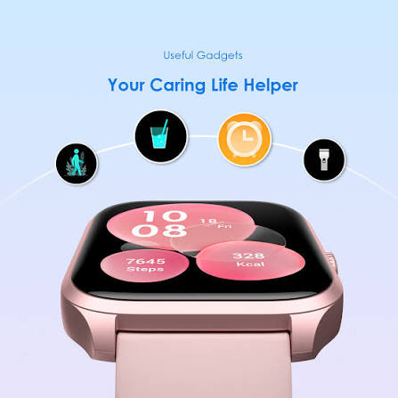 LIMITED TIME DEALS!!! Oraimo Watch 5 Lite OSW-804 Rose Gold Pink Smart Watch That Makes And Receives Calls Oraimo Watch 5 Lite Smart Watch Smartwatch' Screen Bluetooth Durable Waterproof Dustproof