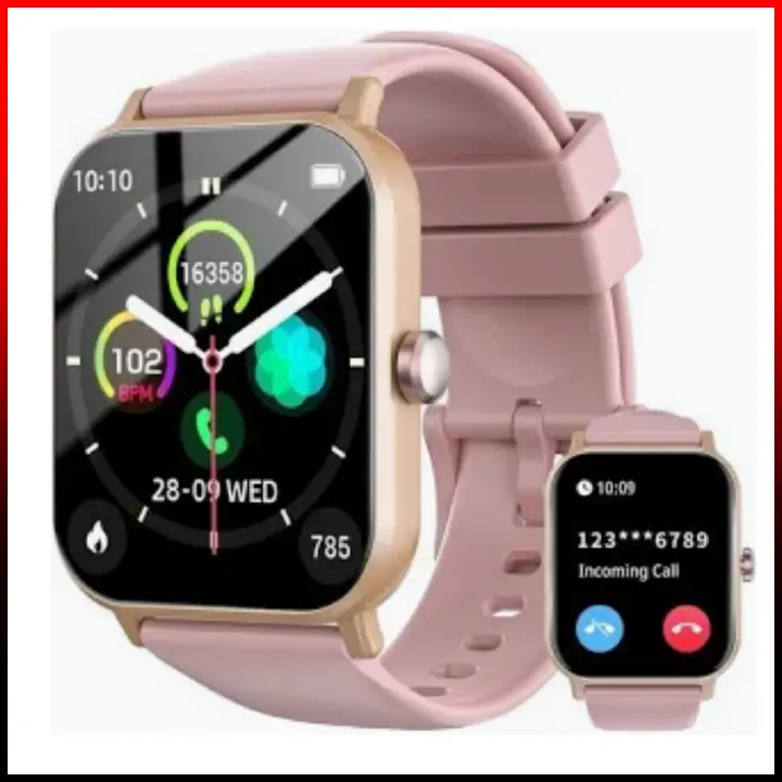 LIMITED TIME DEALS!!! Oraimo Watch 5 Lite OSW-804 Rose Gold Pink Smart Watch That Makes And Receives Calls Oraimo Watch 5 Lite Smart Watch Smartwatch' Screen Bluetooth Durable Waterproof Dustproof