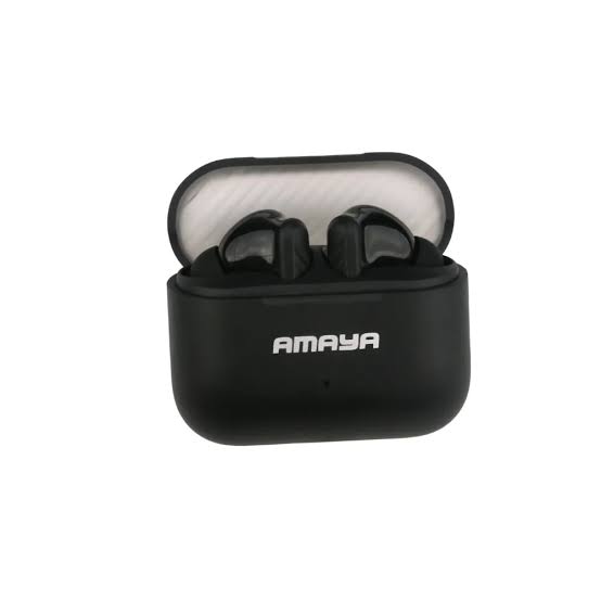 AMAYA ATW-330 Max Black in-ear headphones, Clear sound - The total use time can reach 60hr -Amaya earbuds// amaya earpods -Black